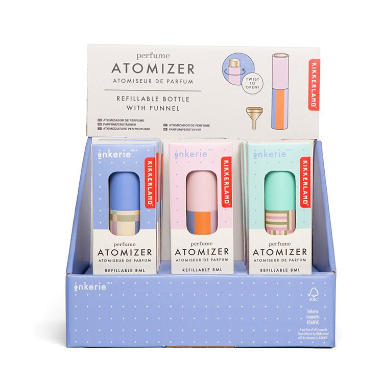 Kikkerland Inkerie Perfume Atomizer 8ml - Each