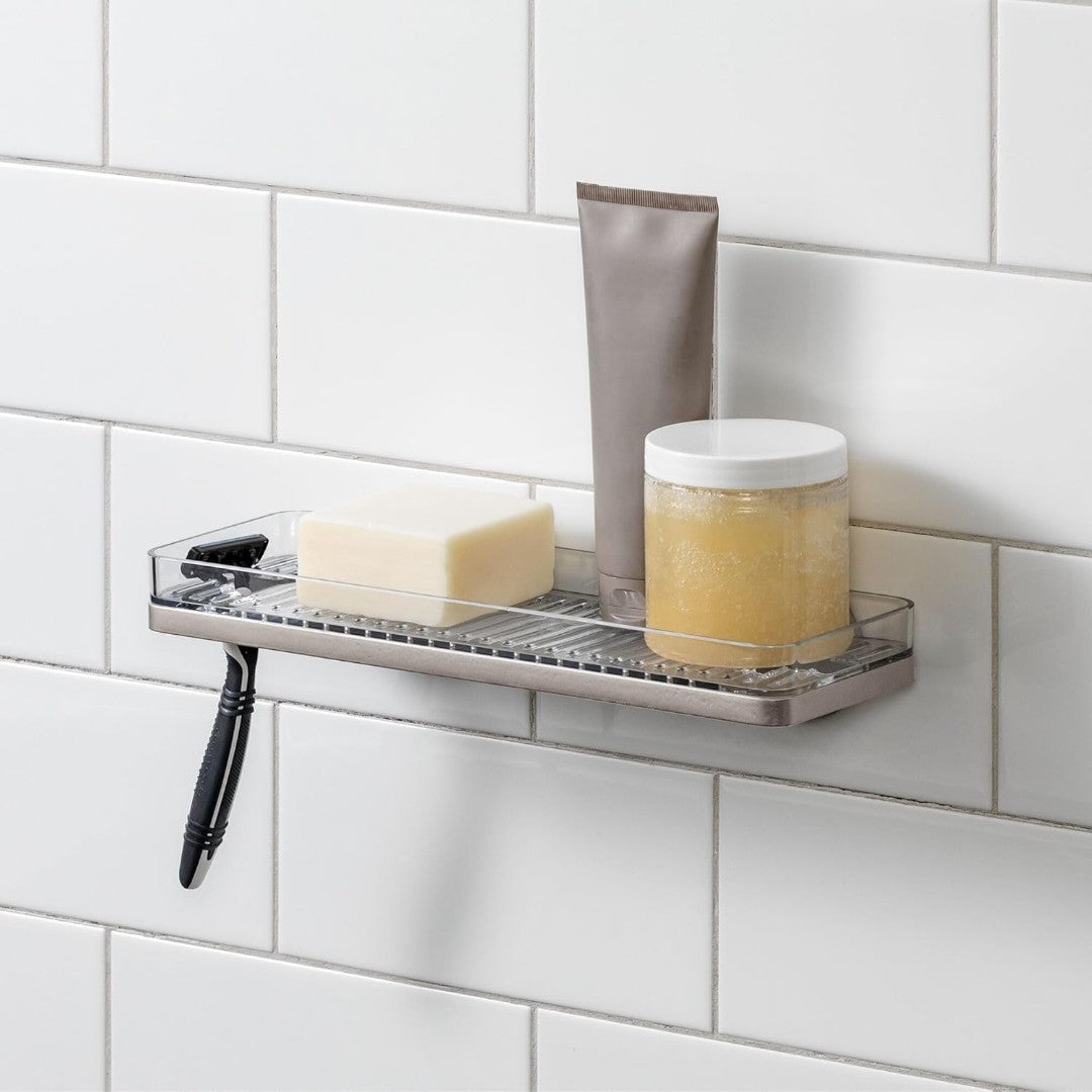 iDesign Self-Adhesive Shower Shelf