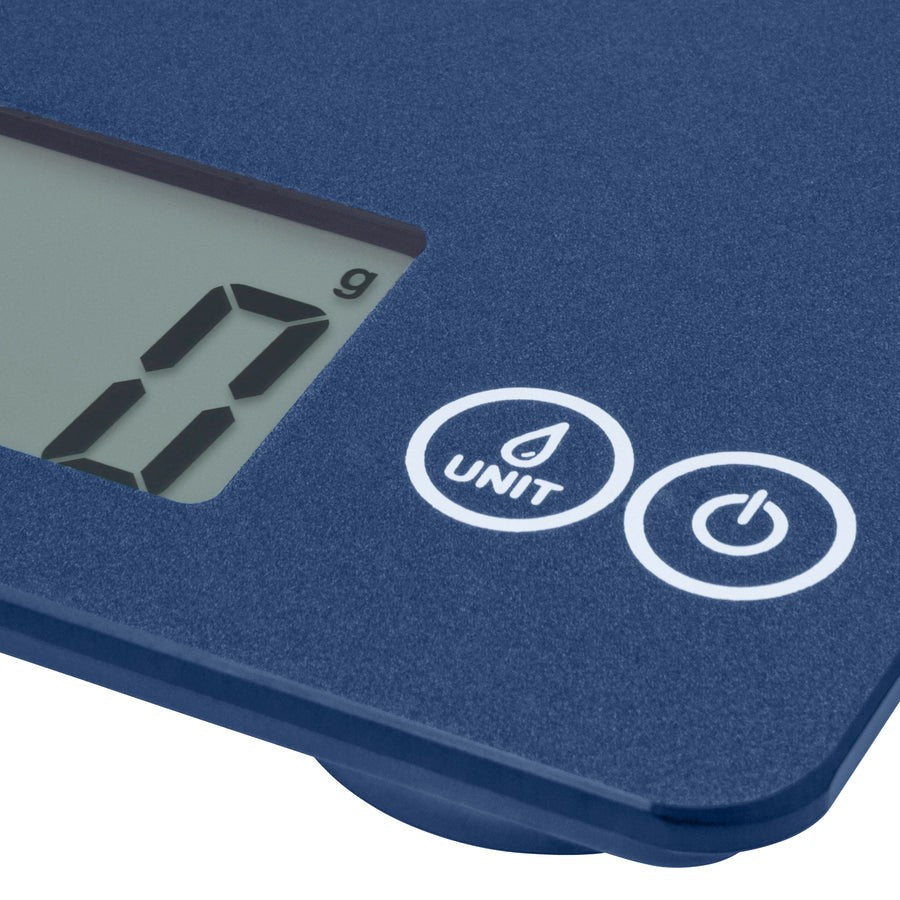 Escali Arti Glass Kitchen Scale - Blue Mirage