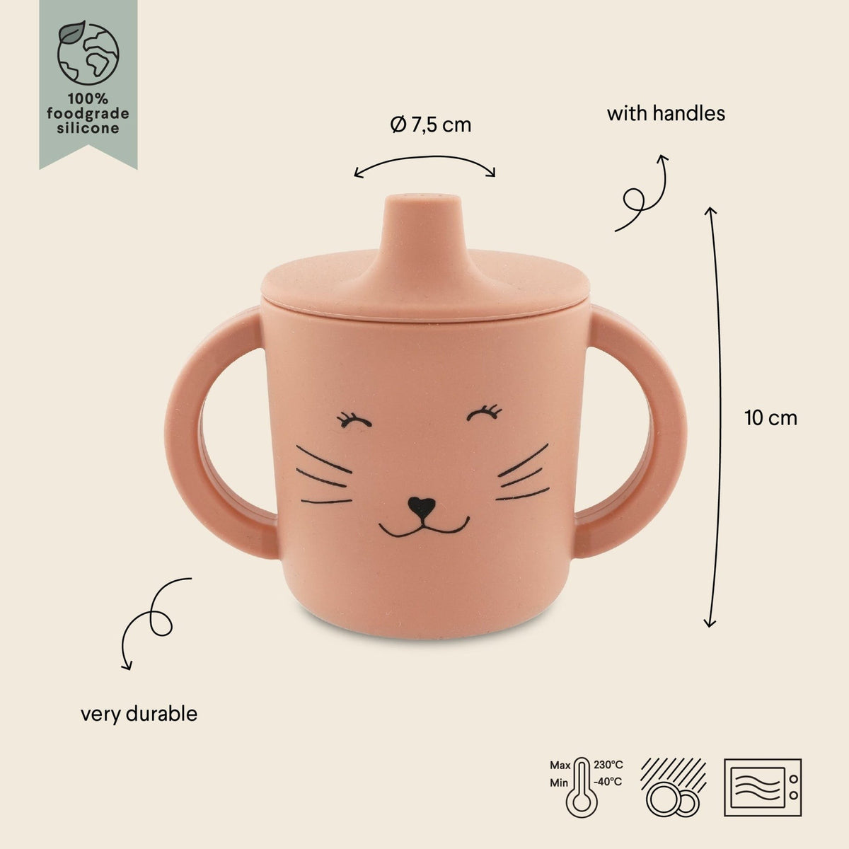 Trixie Silicone Kids Sippy Cup