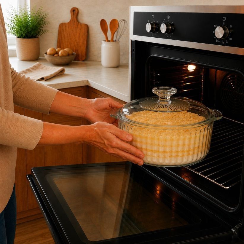Starfrit Borosilicate Glass Round Casserole 2.4L
