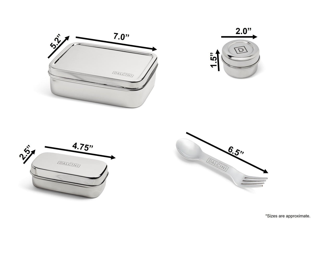 Dalcini 'Lunch For One' Stainless Steel Set