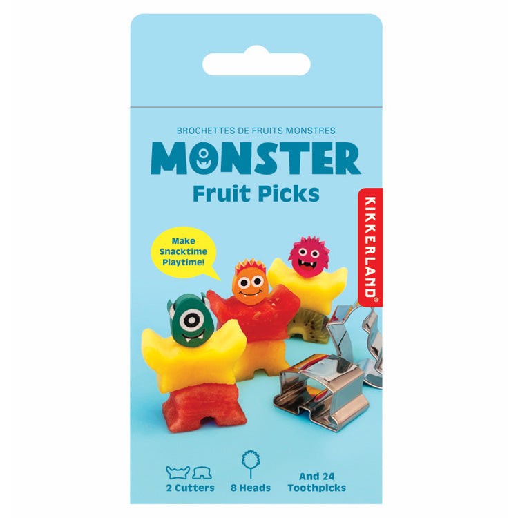 Kikkerland Monster Fruit Pick Set