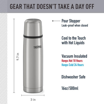 Thermos Compact Outdoor Bottle 16oz Stainless Steel