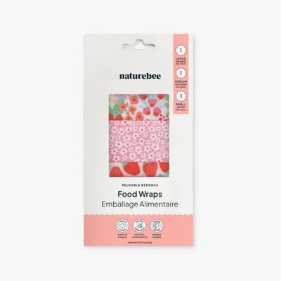 Nature Bee Beeswax Wrap Variety 3 Pack