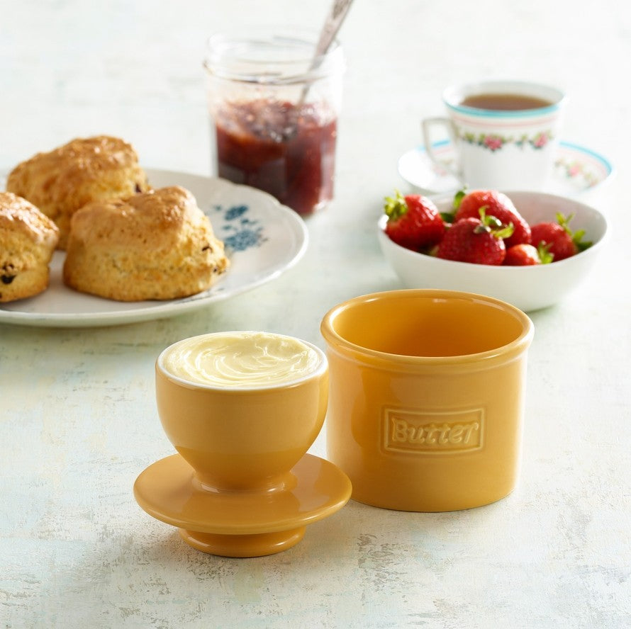 Butter Bell 'The Original' Crock Cafe Yellow