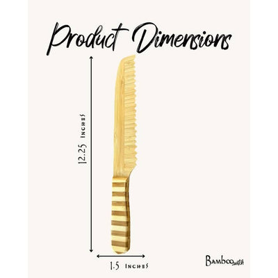 Bamboo Switch Serrated Bread Knife