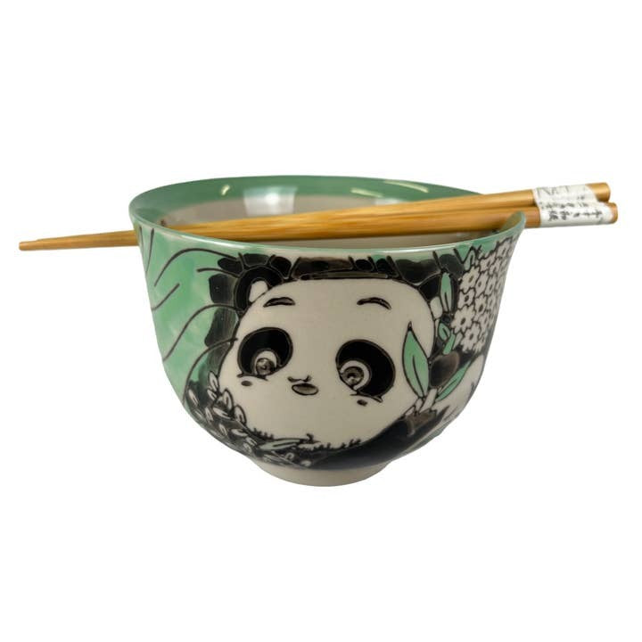 Urban Tokyo 18oz Donburi Noodle Bowl & Chopsticks
