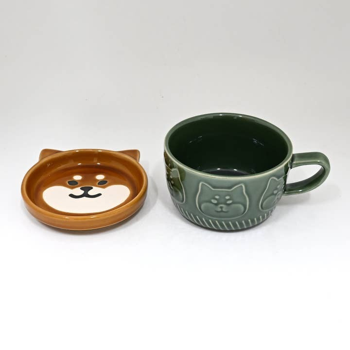 Urban Tokyo Mug 7oz & Lid - Shiba Inu Dog