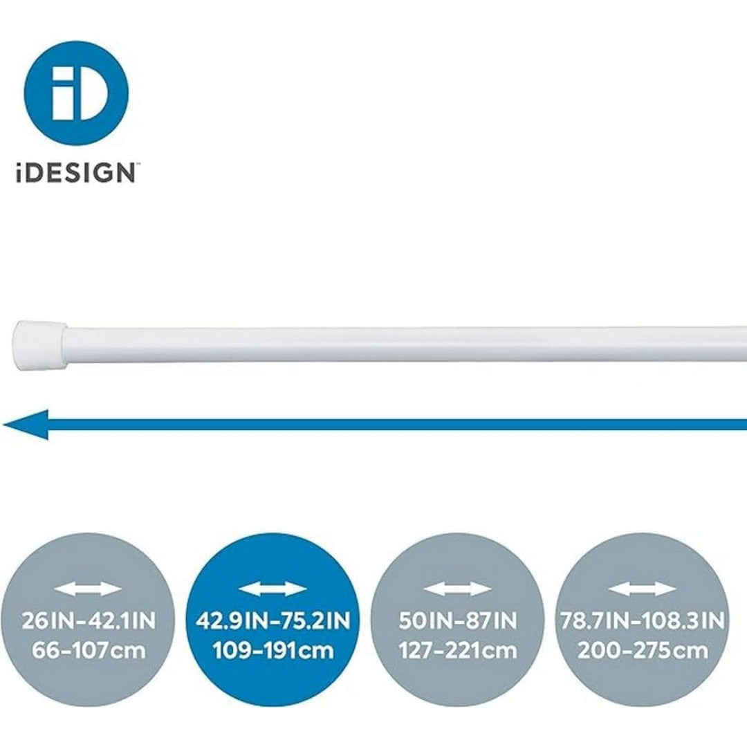 iDesign Cameo Shower Tension Rod 43" - 75"
