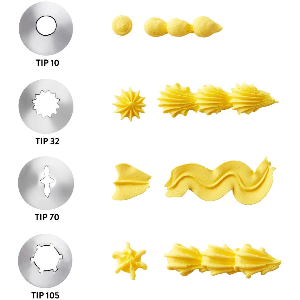 Wilton Border Decorating Tip 4-Piece Set