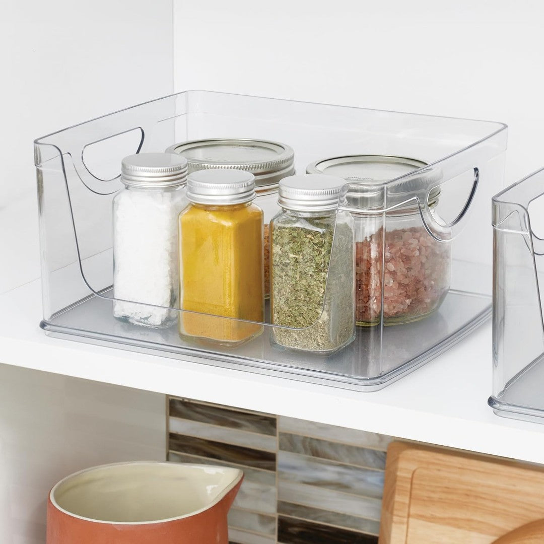 iDesign Stackable Open-Front Pantry Storage Bin