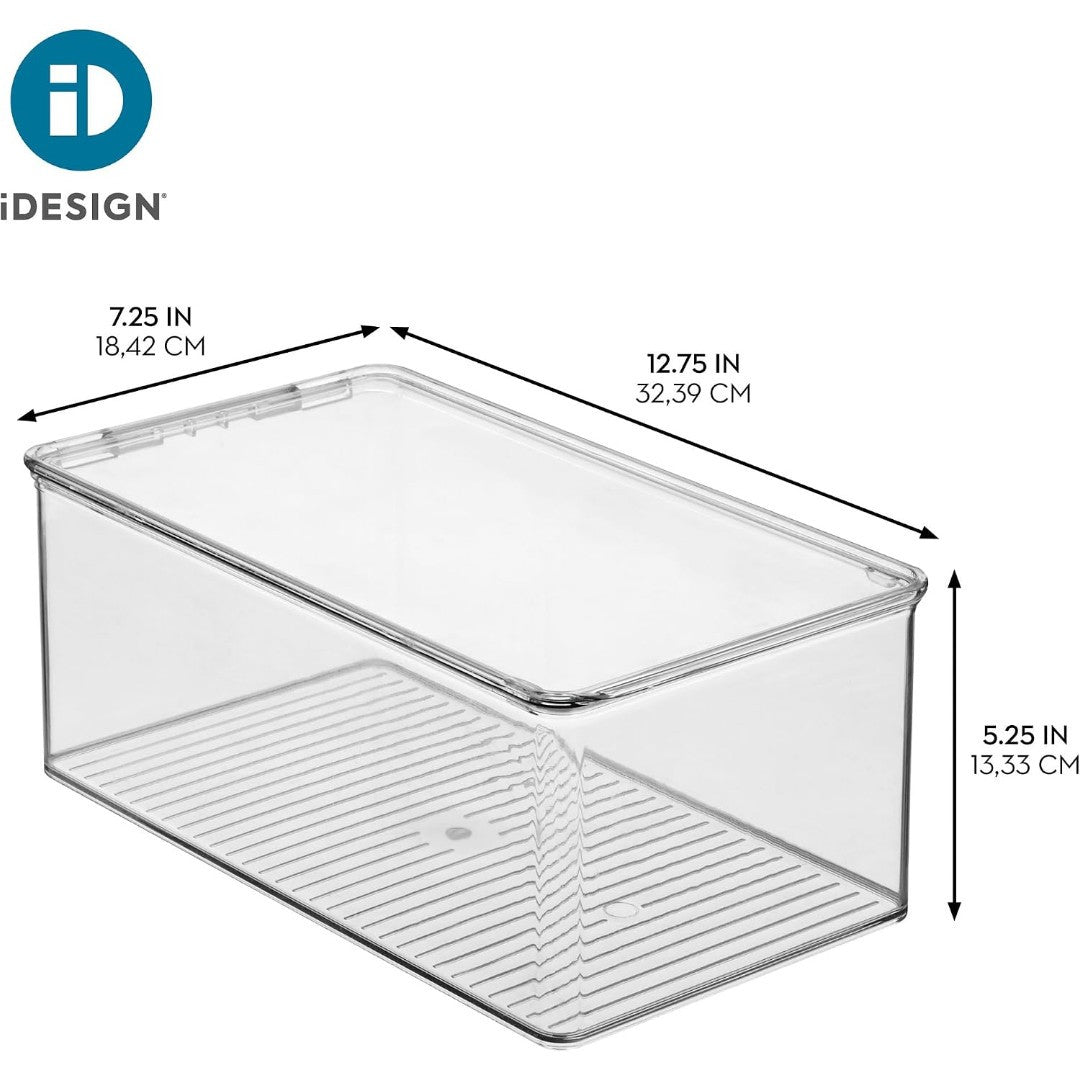 iDesign Stackable Shoe Storage Bin