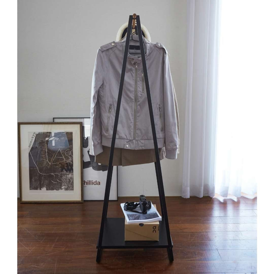 Yamazaki Tower Coat Rack With Shelf