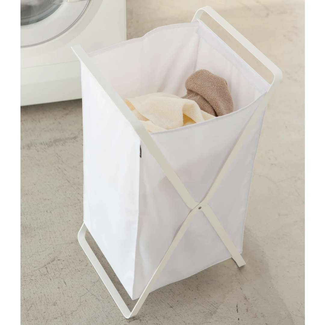 Yamazaki Tower Collapsible Laundry Hamper