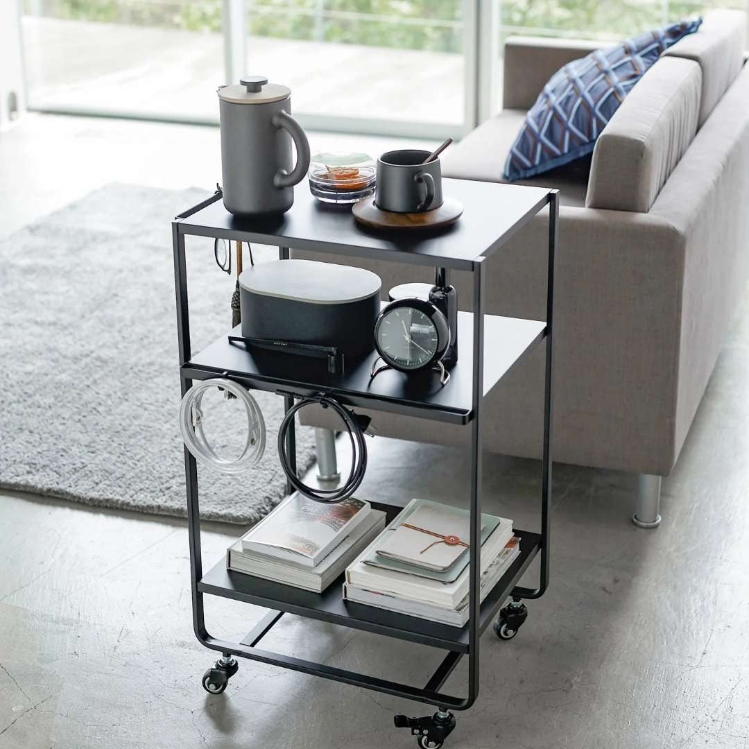 Yamazaki Tower Rolling Utility Cart