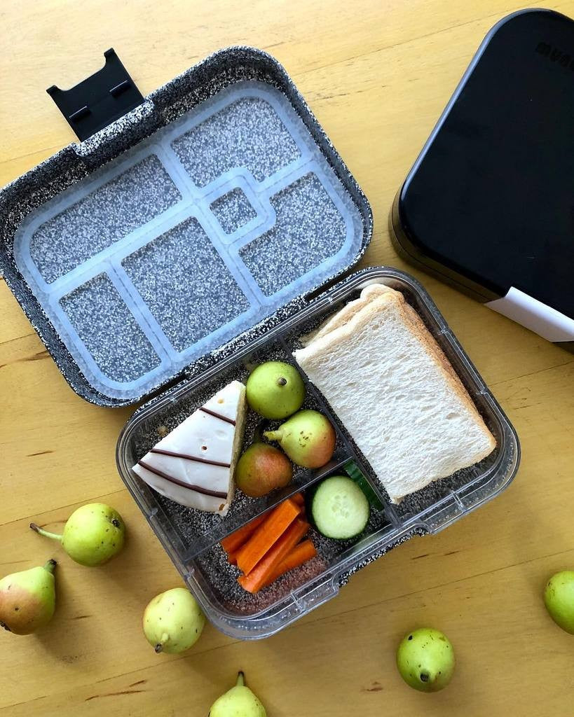 MunchBox Bento Lunchbox - Mega3 Sparkle Black