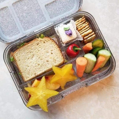 MunchBox Bento Lunchbox - Midi5 Sparkle Purple