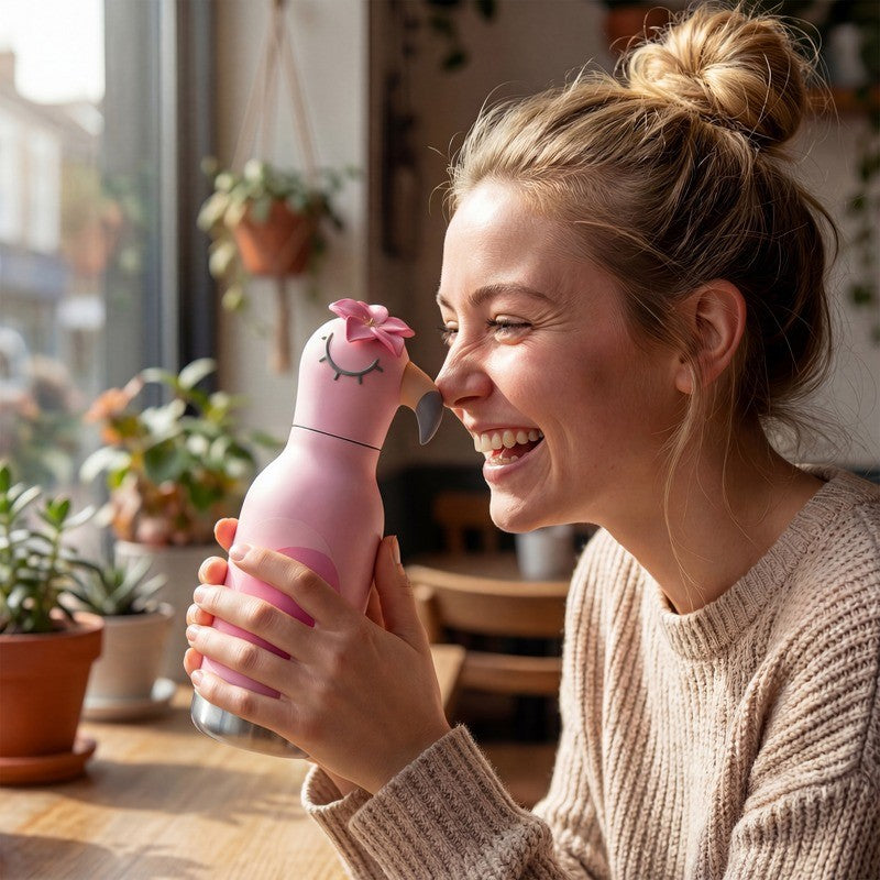 Asobu Kids Bestie Bottle 16oz Lola Flamingo