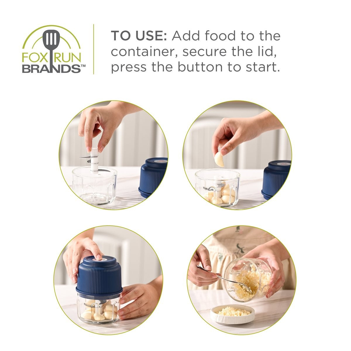 Fox Run Mini Food Processor 300ml