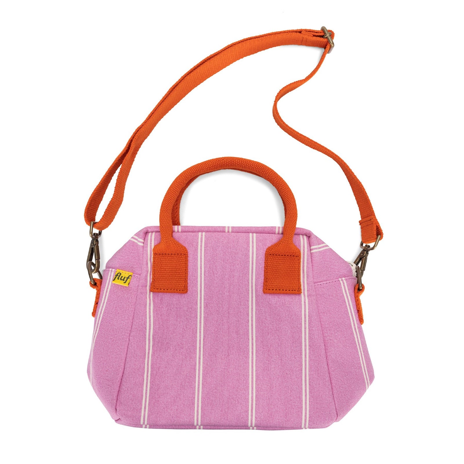 Fluf Clutch Lunch Bag - Pink Shirt Stripe