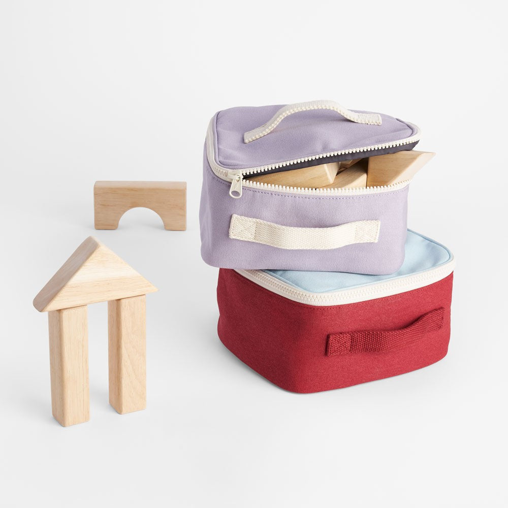 Fluf Insulated Square Lunch Bag - Lavender