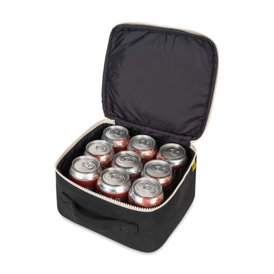 Fluf Insulated Square Lunch Bag - Carbon Black