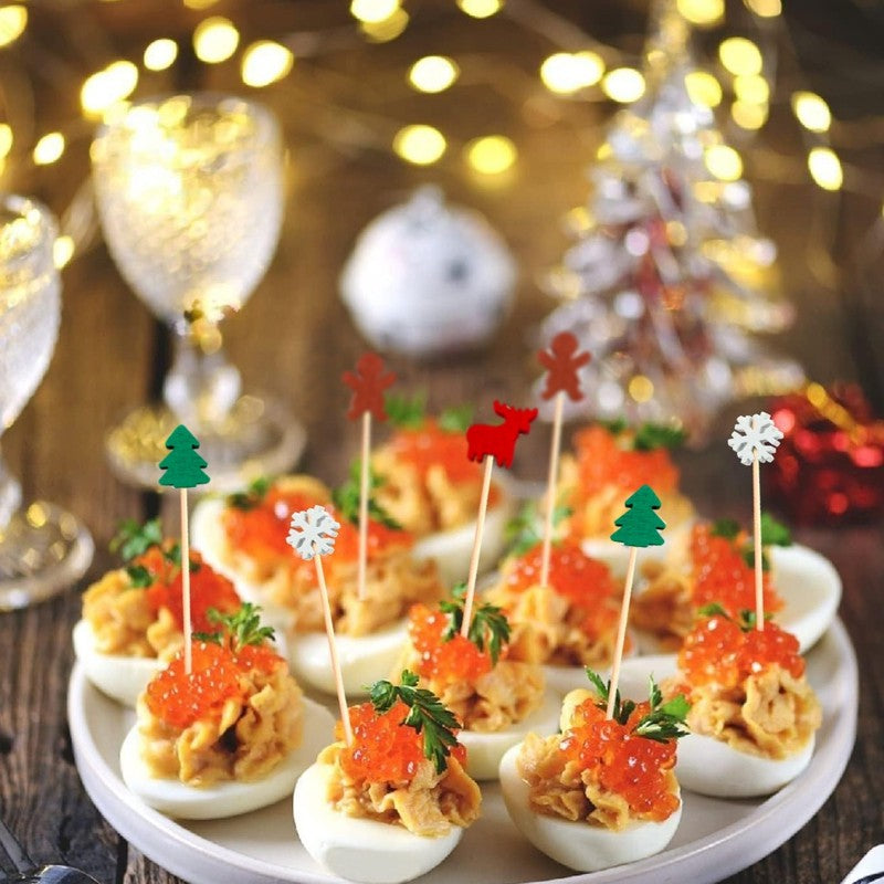 Danesco Christmas Party Picks 20 Pack Holidays
