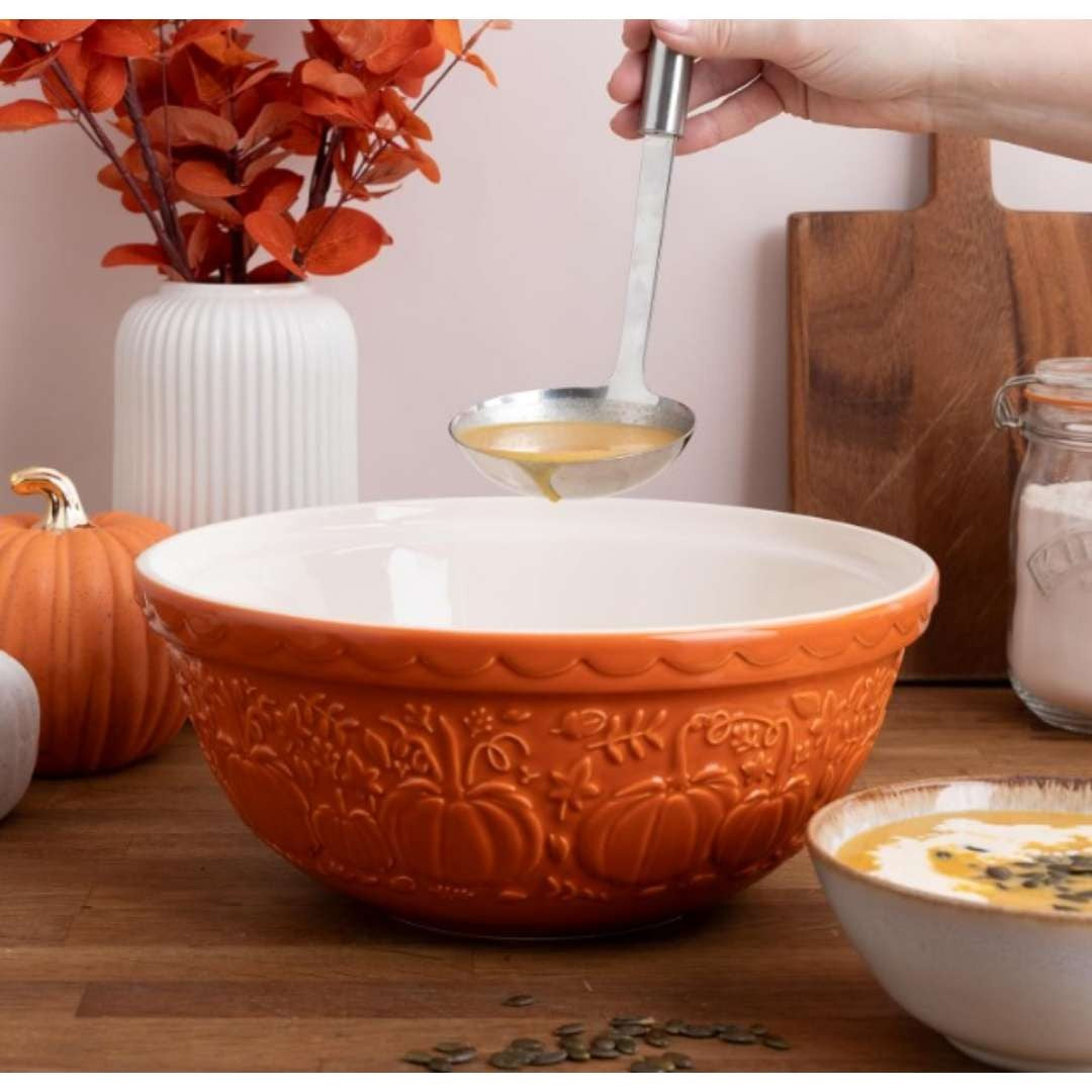 Mason Cash Fall Mixing Bowl Pumpkin Orange 4 L