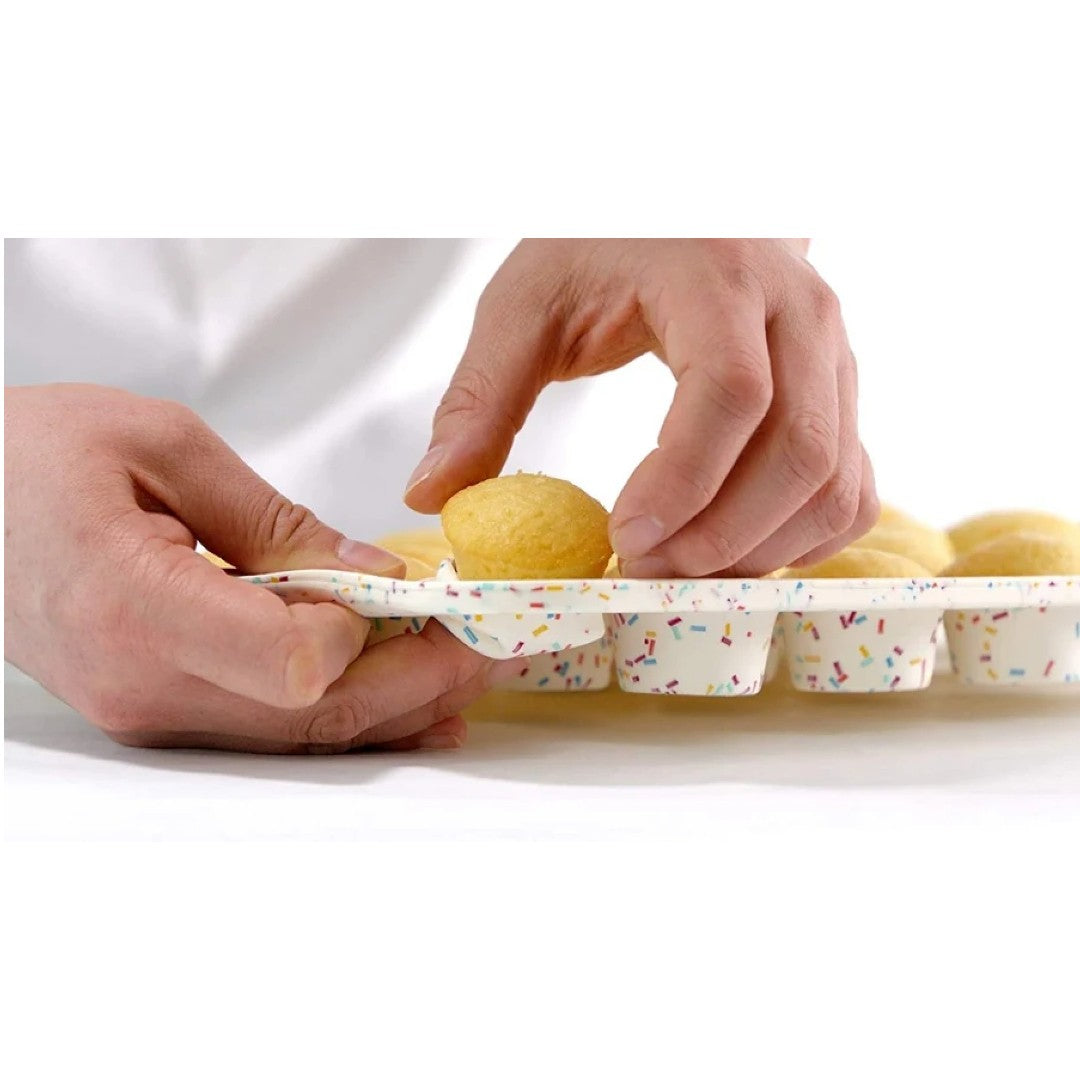 Trudeau Confetti Mini Muffin Pan 24 Cavity