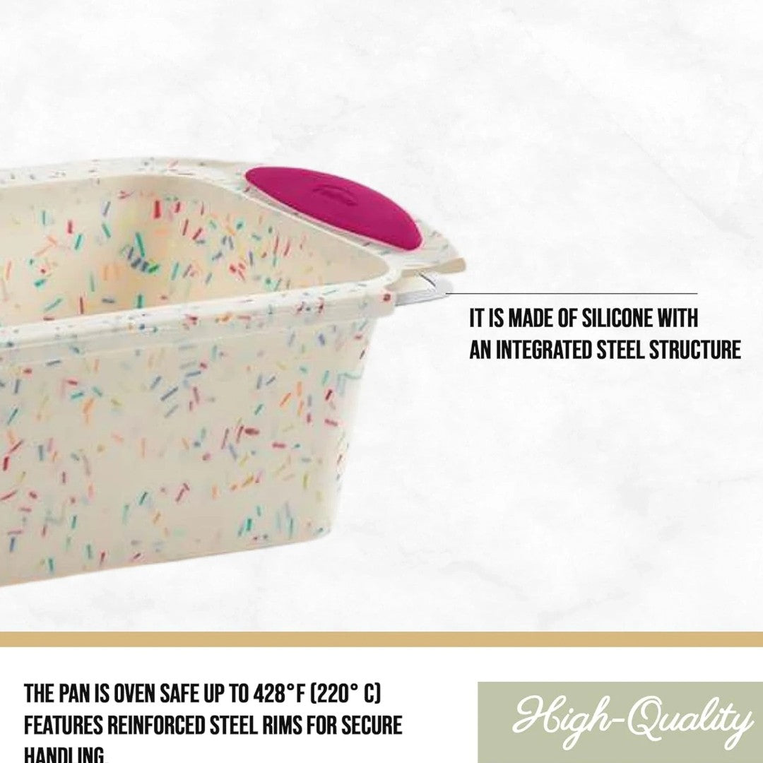 Trudeau Confetti Loaf Pan 8" x 4.5"