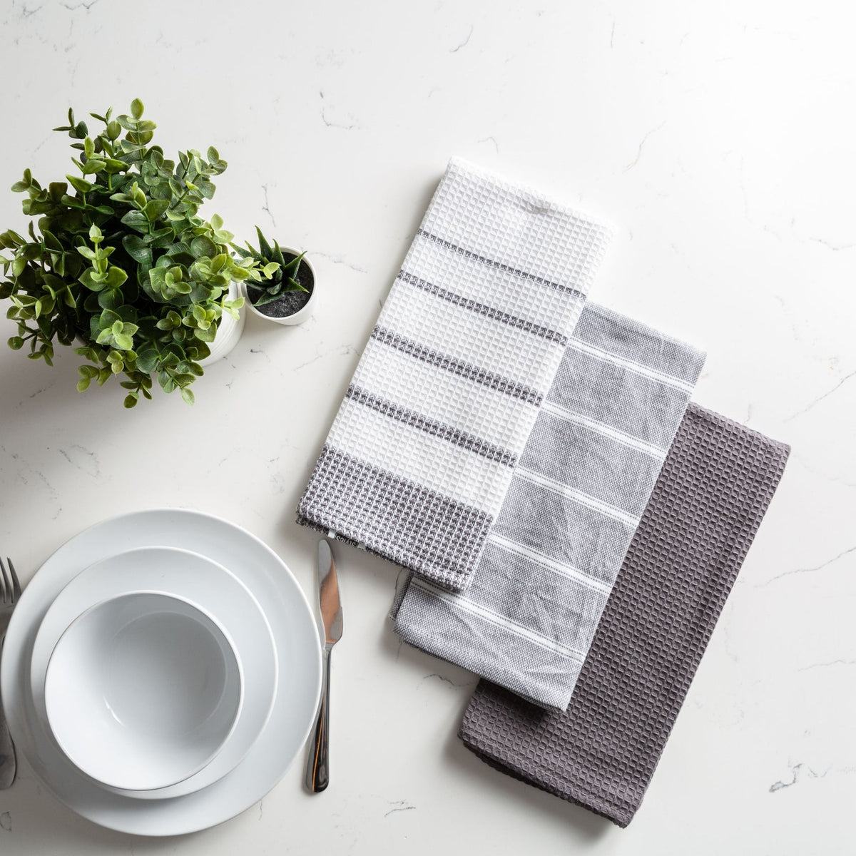 Fabstyles Kitchen Towel Set Of 3 - Fouta