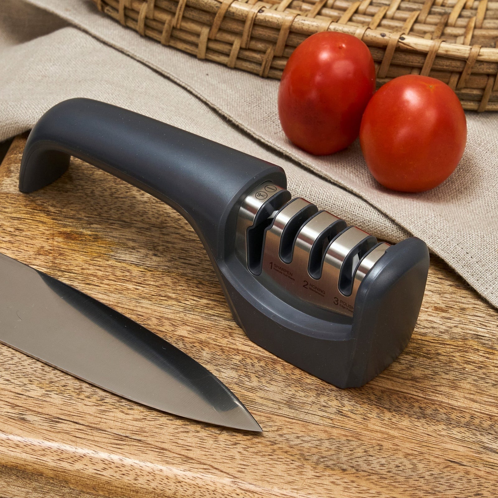 Zyliss 4-In-1 Pull Through Knife Sharpener
