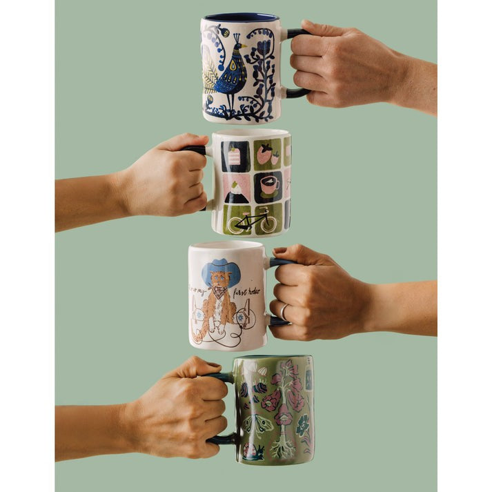 Danica Designer Mug 18oz First Rodeo Cat