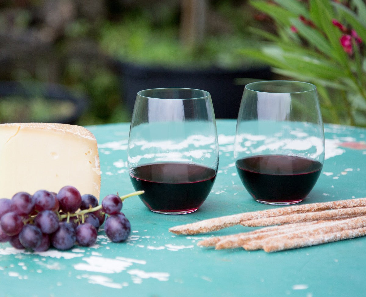 Riedel Cabernet Merlot Stemless Red Wine Glass Set of 2 - iQ living