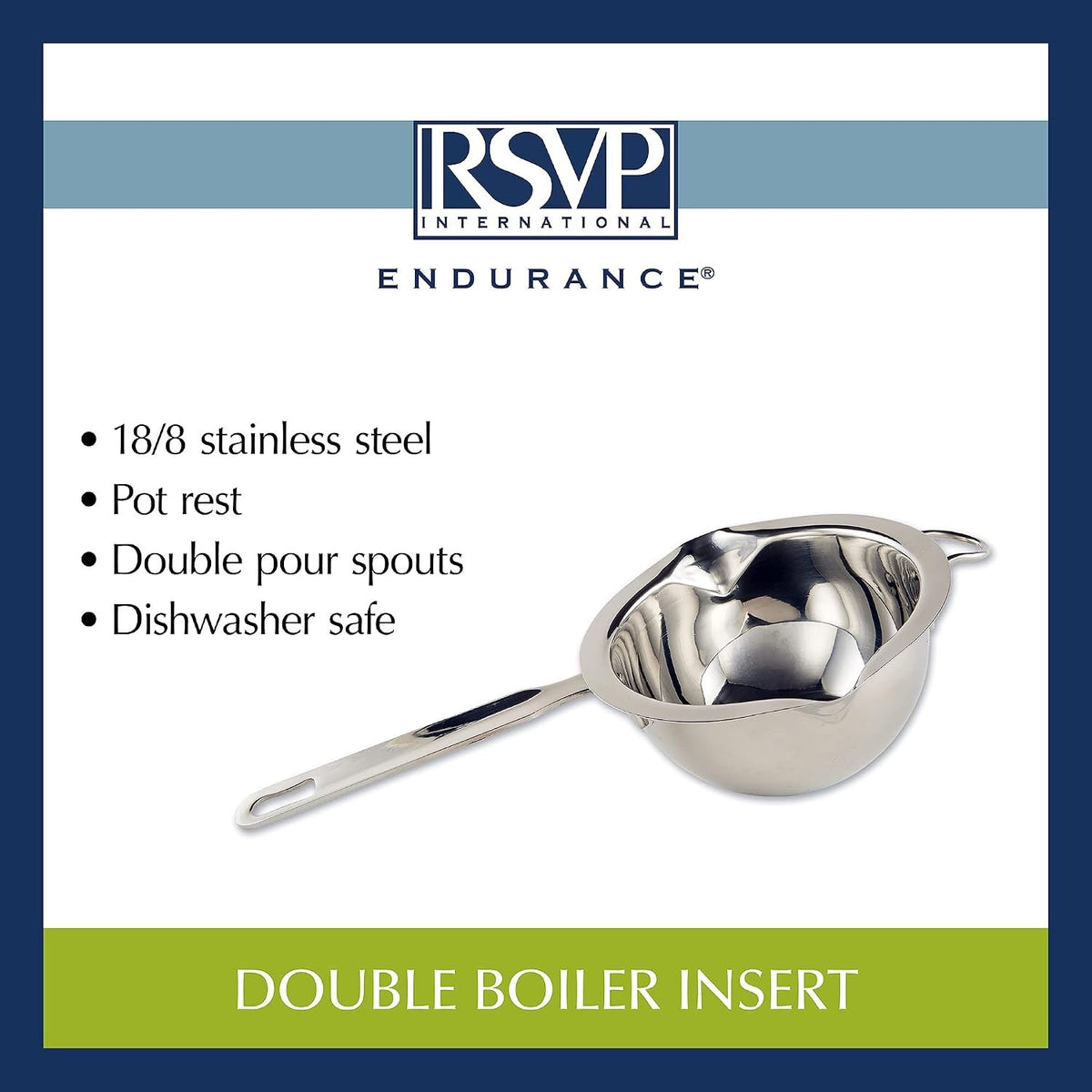 RSVP Double Boiler Insert 2 Cup