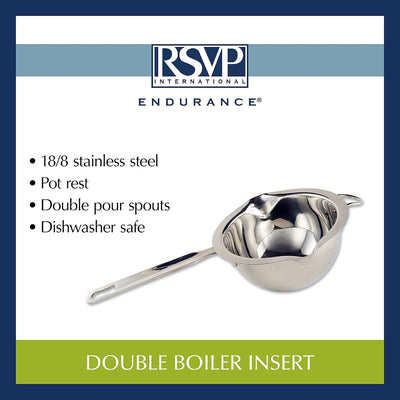 RSVP Double Boiler Insert 2 Cup
