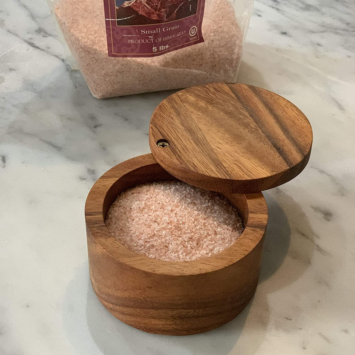 Ironwood Salt Cellar - iQ living