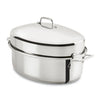 All-Clad Stainless Steel Oval Roaster With Lid