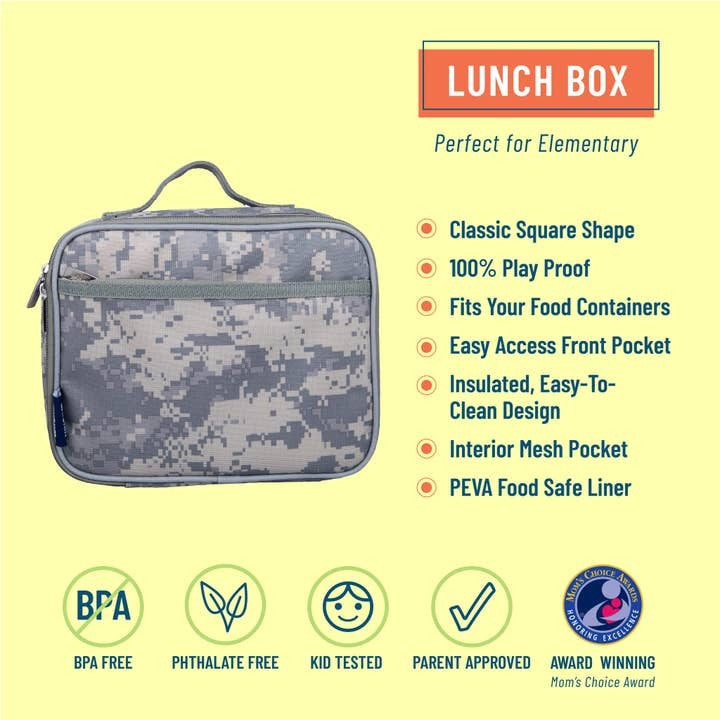 Wildkin Lunch Bag Digital Camo