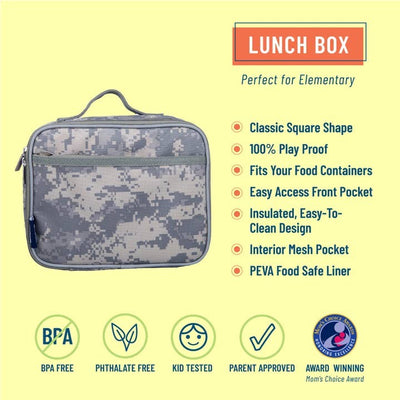 Wildkin Lunch Bag Digital Camo