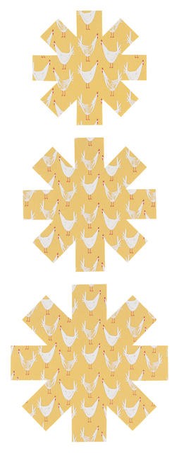 Now Designs Pan Protector Chicken Scratch Set of 3 - iQ living