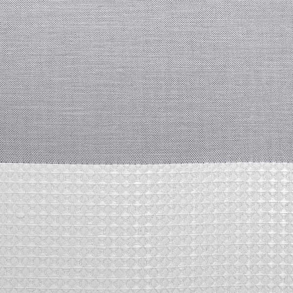 Moda At Home Fabric Shower Curtain Queen Stripe Grey