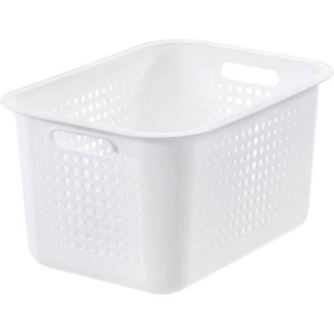 SmartStore Recycled Storage Basket - White