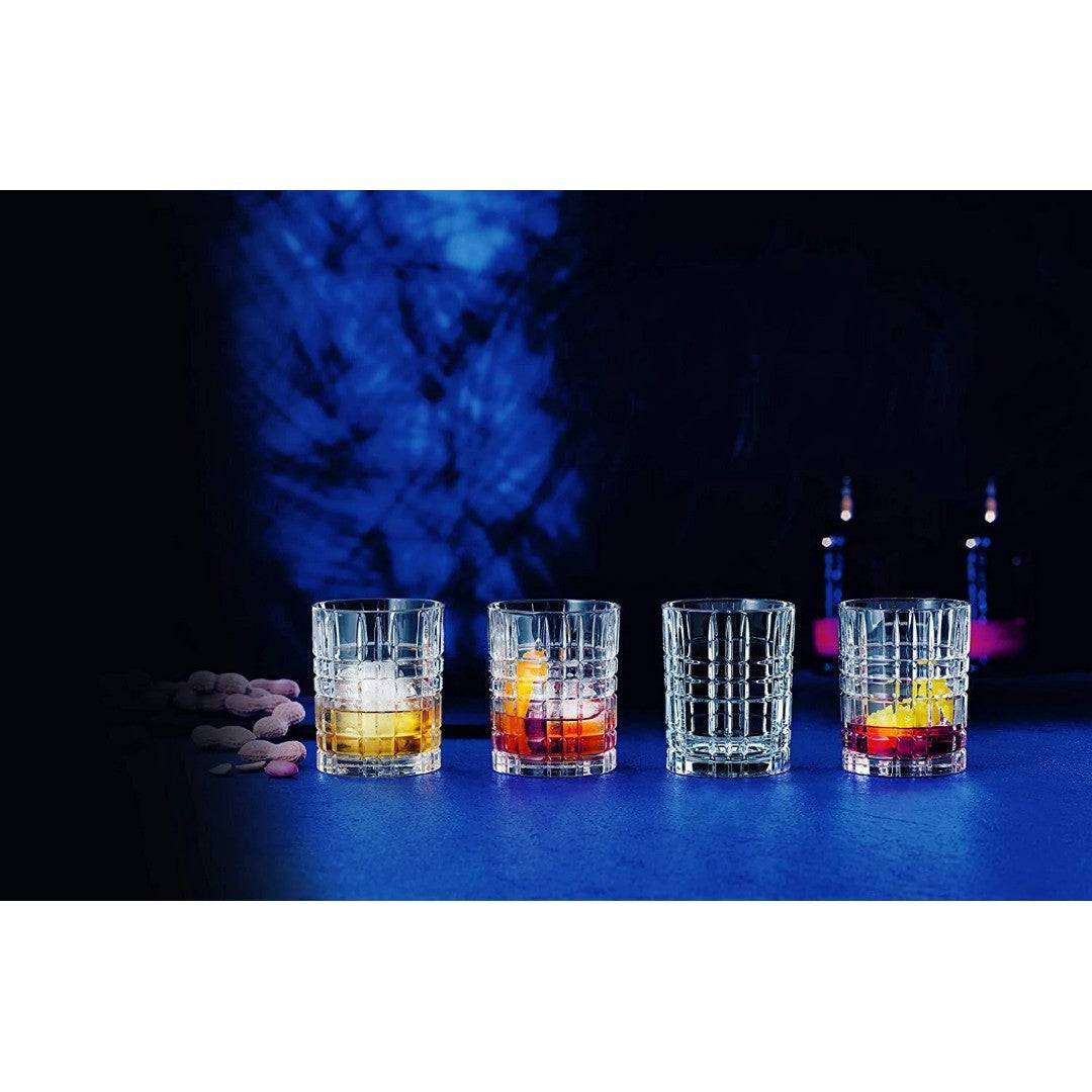 Nachtmann Square Whiskey Tumbler Glass Set Of 4