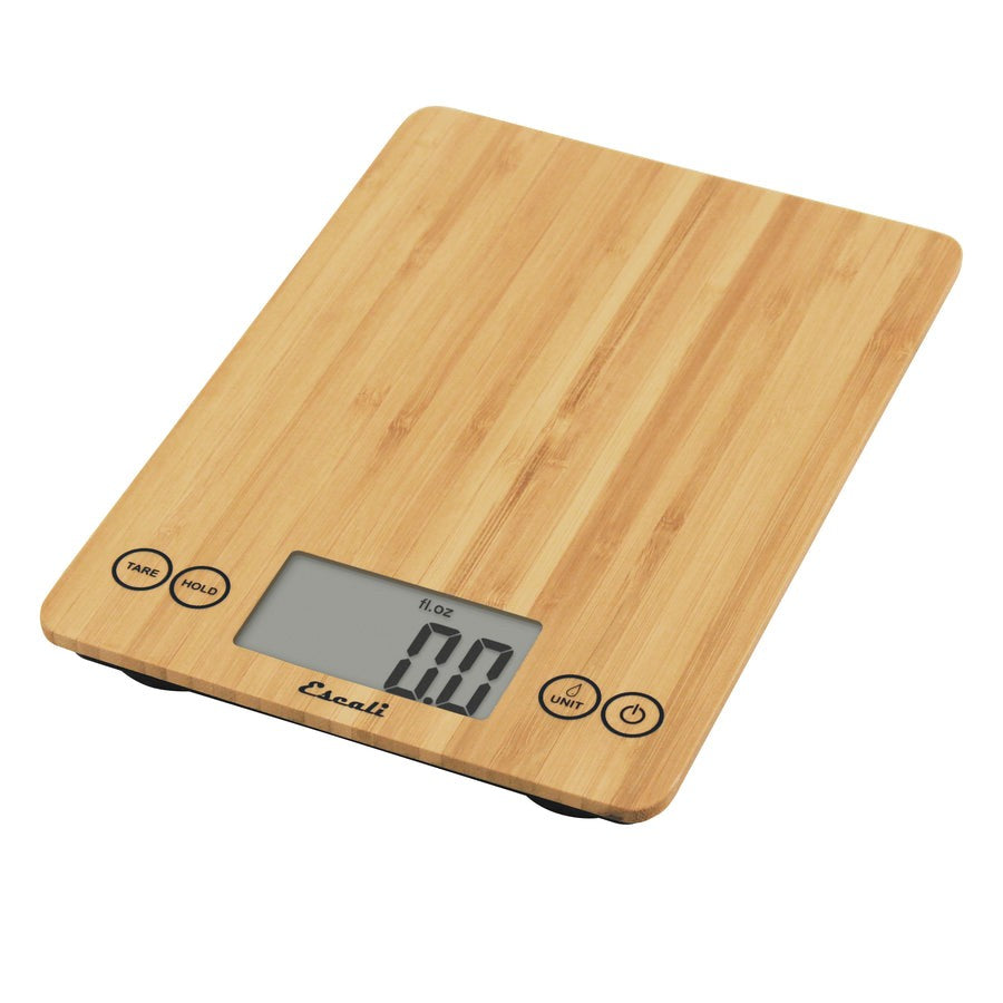 Escali Arti Glass Kitchen Scale - Bamboo