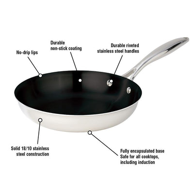 Meyer SuperSteel Stainless Steel Non-Stick Fry Pan 11"