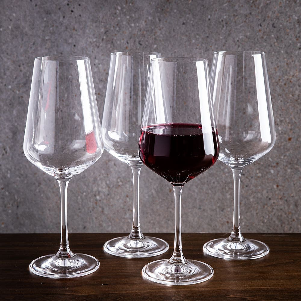 Trudeau Gala Red Wine Glasses Set of 4 - iQ living