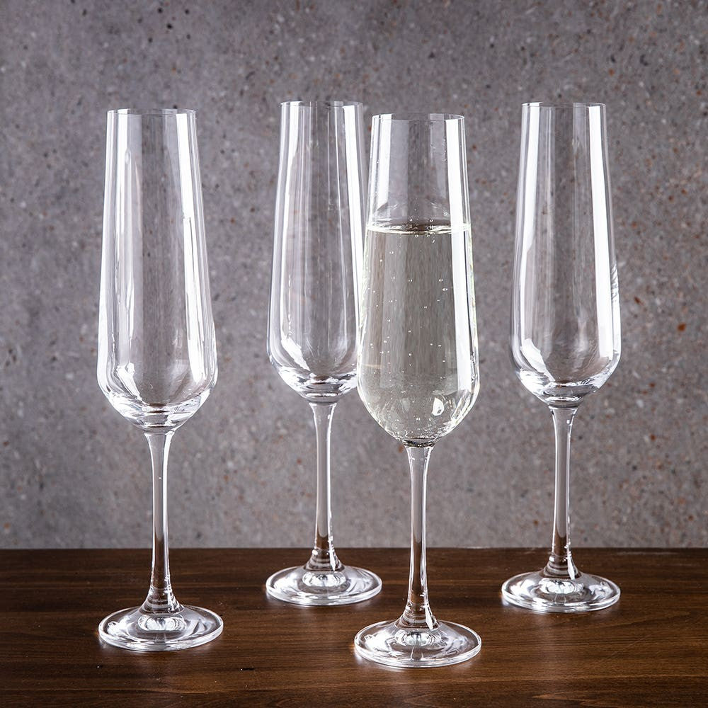 Trudeau Gala Champagne Flute Set of 4