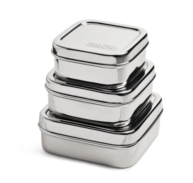 Dalcini Stainless Lunch Square Trio
